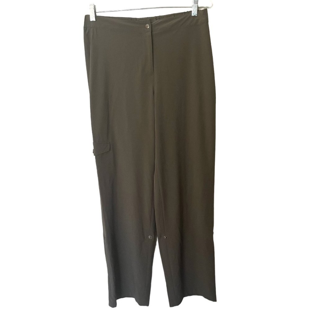 NWOT Zenergy by Chico's Neema Olive Green Cargo Pants